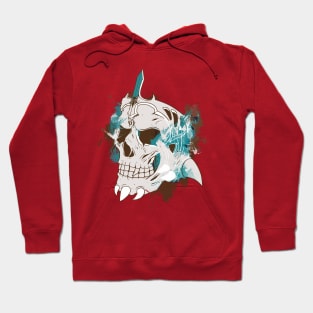 Bleeding skull Hoodie